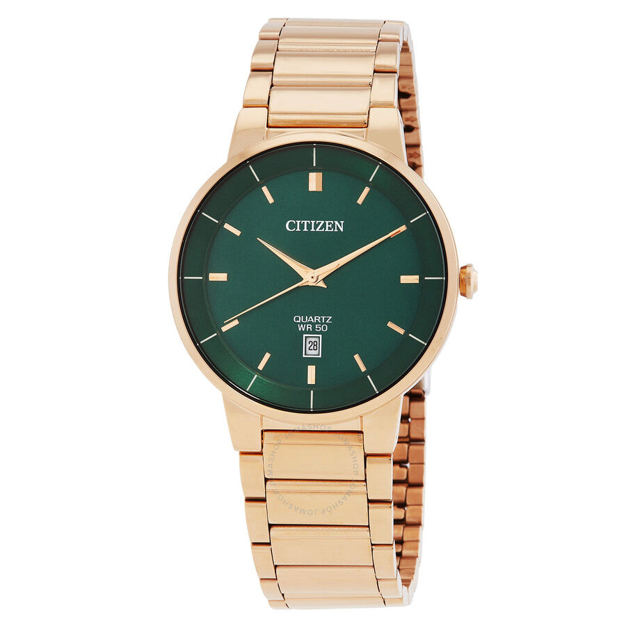 Citizen Quartz Green Dial Men's Watch BI5123-52X - The Watches Men & Co