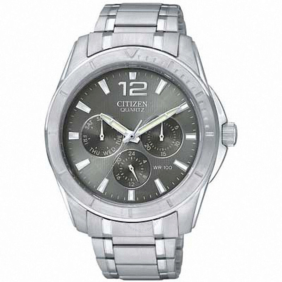 Citizen Quartz Grey Dial Watch AG8300-52H - The Watches Men & Co