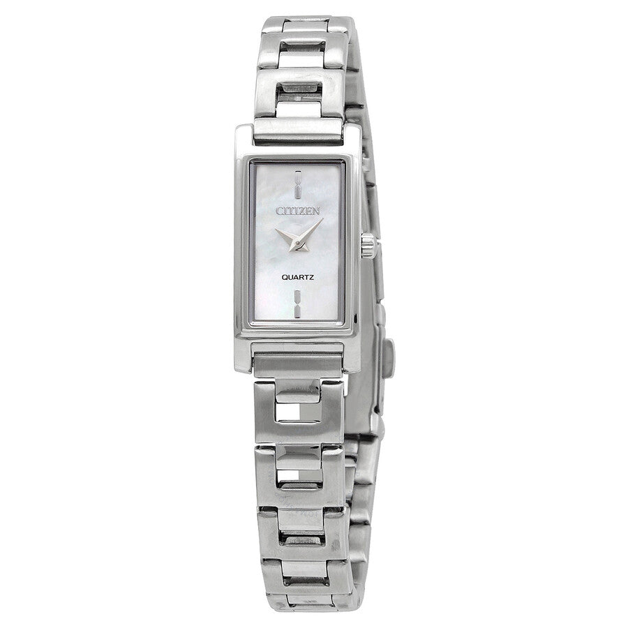 Citizen Quartz Mother of Pearl Dial Stainless Steel Ladies Watch EZ6360-84D - The Watches Men & Co
