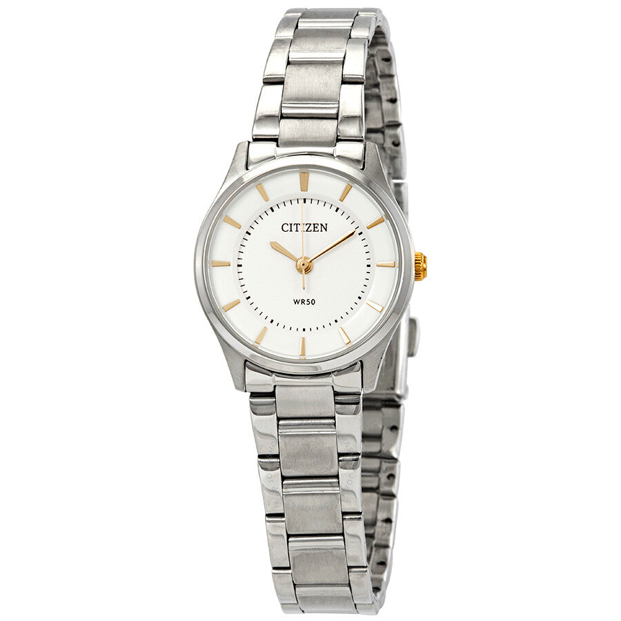 Citizen Quartz Silver Dial Ladies Watch ER0201-56B - The Watches Men & Co