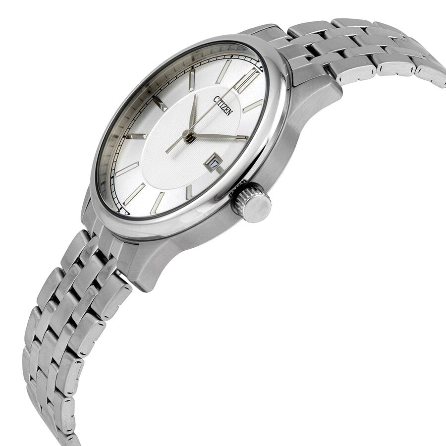 Citizen Quartz Silver Dial Stainless Steel Men's Watch BI1050-56A