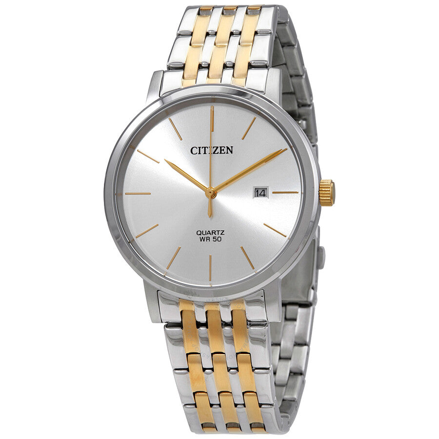Citizen Quartz Silver Dial Two-tone Men's Watch BI5074-56A - The Watches Men & Co