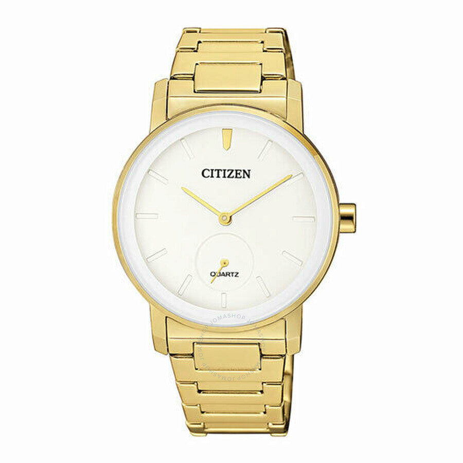 Citizen Quartz White Dial Gold-tone Ladies Watch EQ9062-58A - The Watches Men & Co