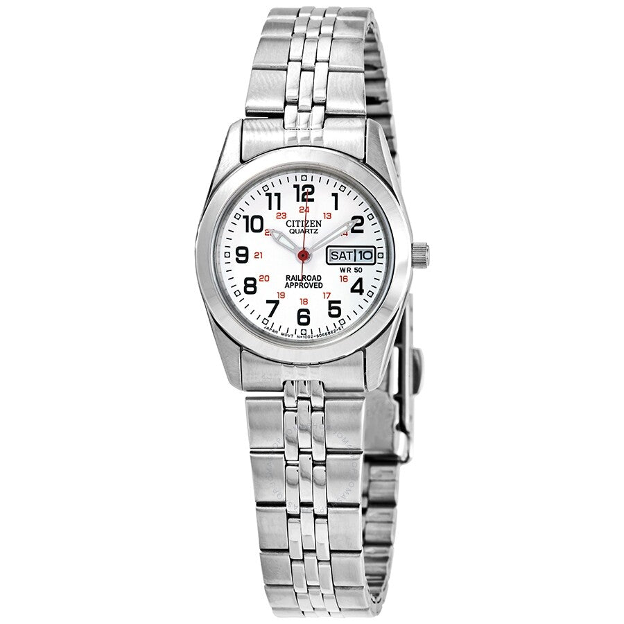 Citizen Quartz White Dial Ladies Watch EQ0510-58A