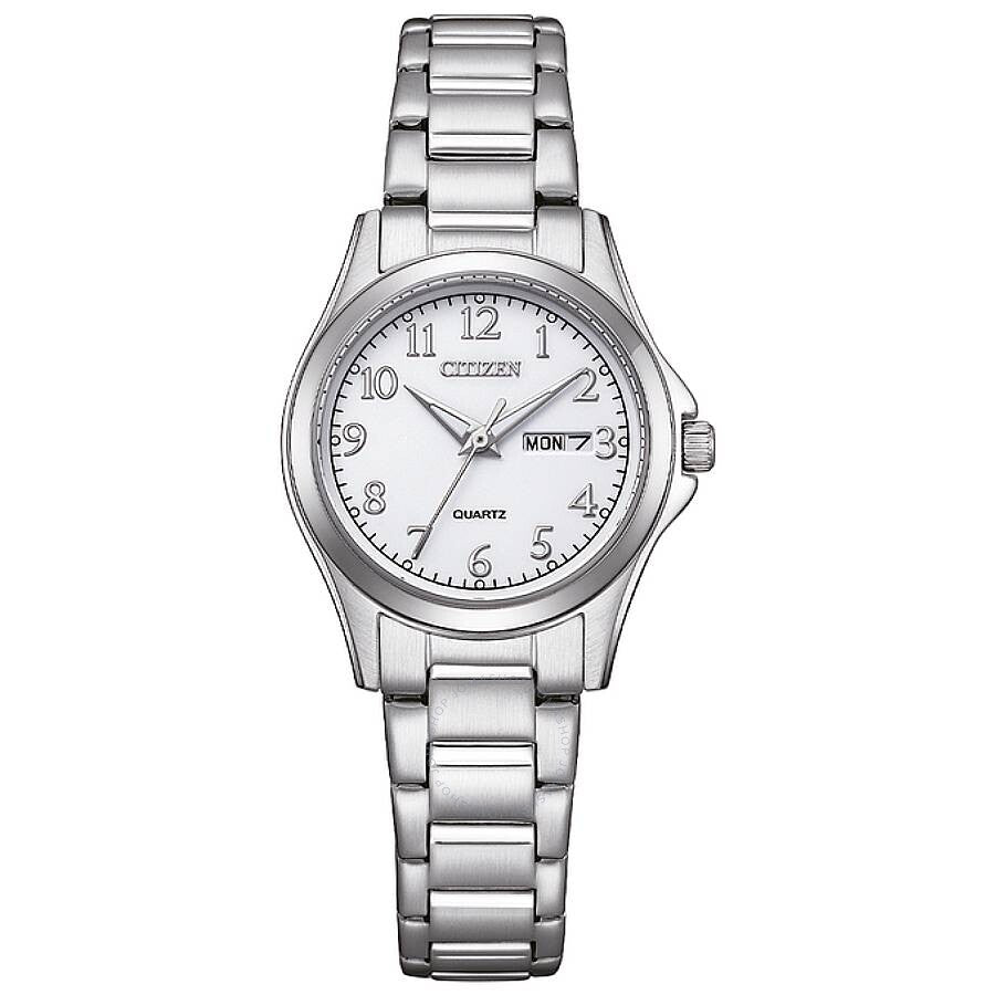 Citizen Quartz White Dial Ladies Watch EQ0610-53A - The Watches Men & Co