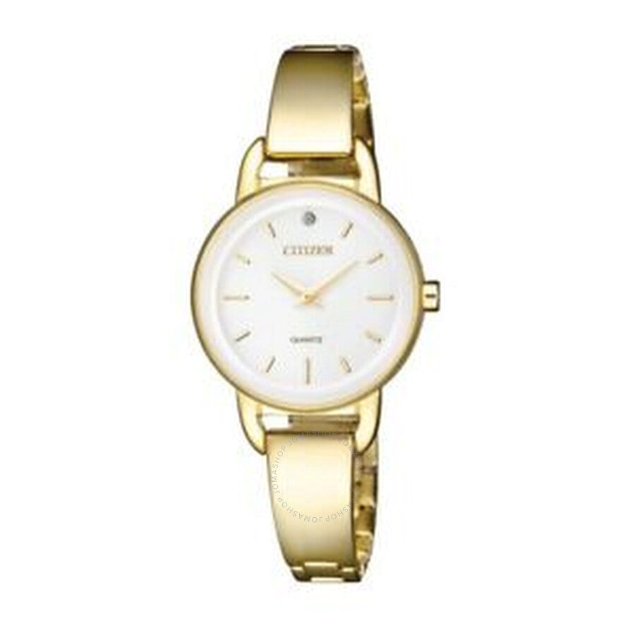 Citizen Quartz White Dial Ladies Watch EZ6372-51A - The Watches Men & Co