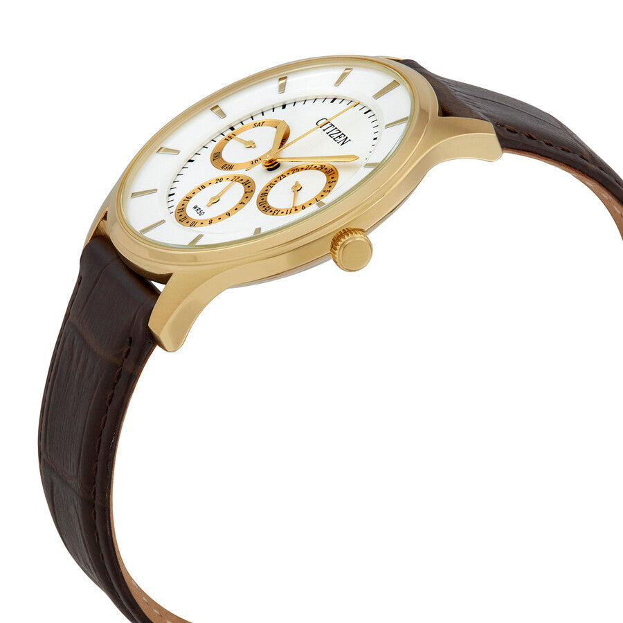 Citizen Quartz White Dial Men's Watch AG8353-05A