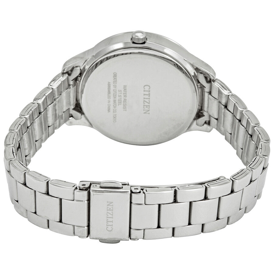 Reloj Citizen de cuarzo con esfera blanca y acero inoxidable para mujer ED8150-53A