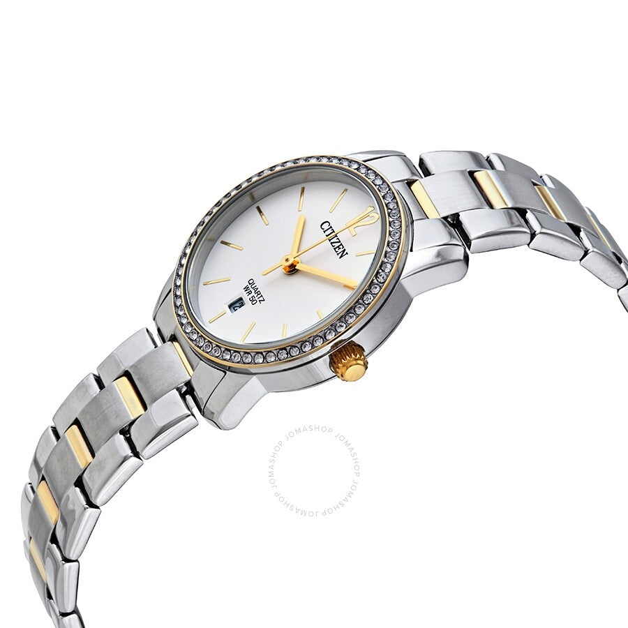 Citizen Quartz White Dial Two-tone Ladies Watch EU6038-89A