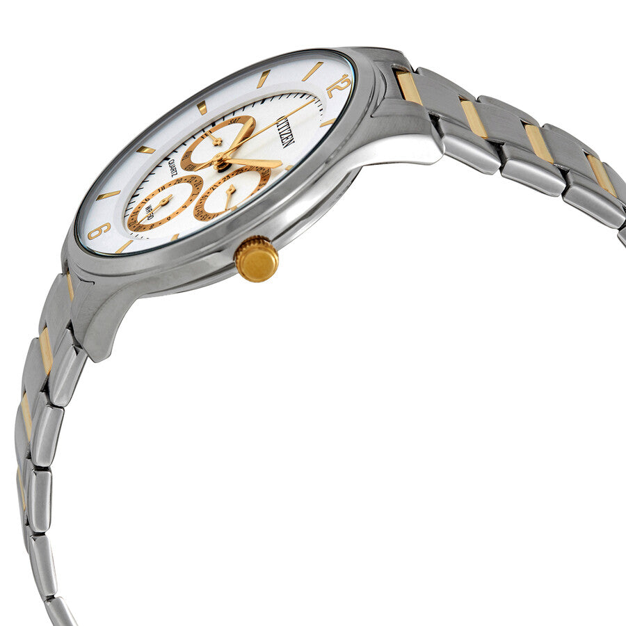 Citizen Quartz White Dial Two-tone Men's Watch AG8358-87A