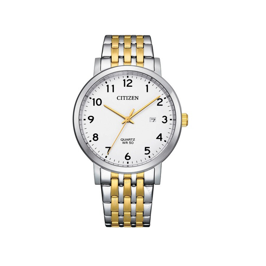 Citizen Quartz White Dial Two-tone Men's Watch BI5076-51A - The Watches Men & Co