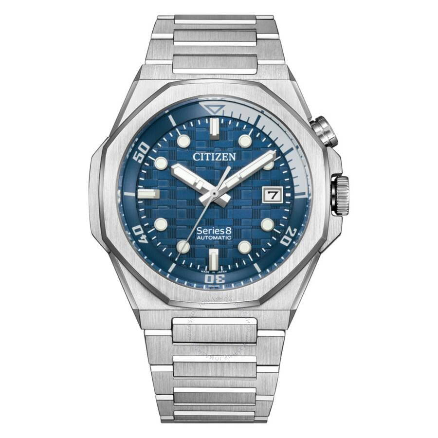 Citizen Series8 890 Automatic Blue Dial Men's Watch NB6060-58L - The Watches Men & Co