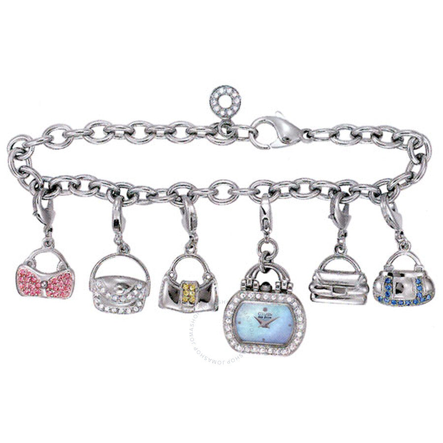 Citizen Silhouette Charm Bracelet Purses Ladies Watch EG2310-61N - The Watches Men & Co