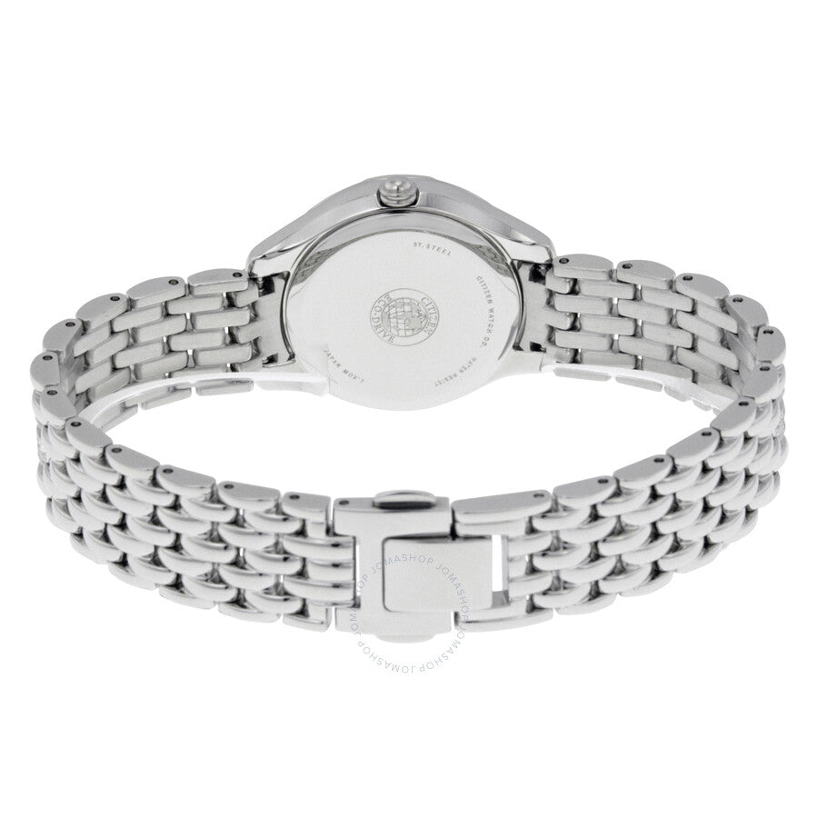 Citizen Silhouette Crystal Silver Dial Ladies Watch EW2320-55A