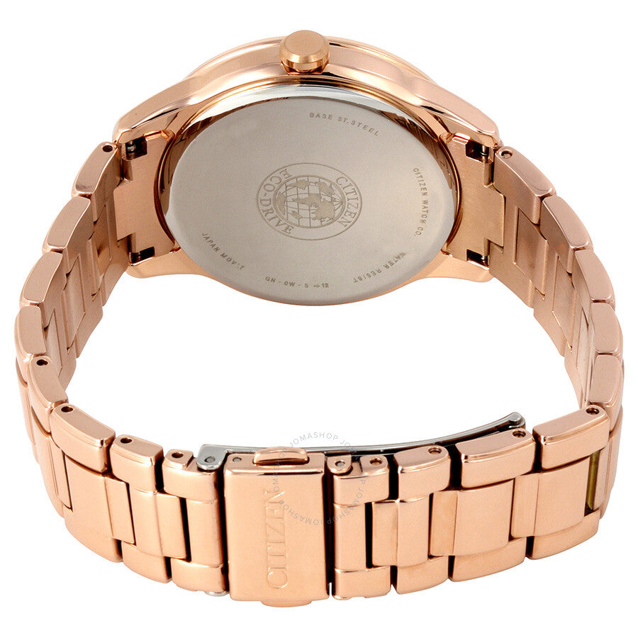 Citizen Silhouette Crystal White Dial Ladies Watch FD2013-50A