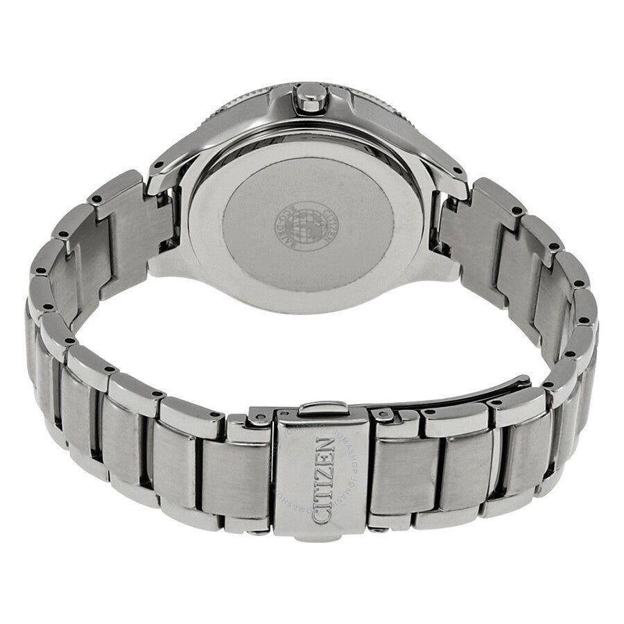 Citizen Silhouette Eco-Drive Black Crystal Dial Ladies Watch FE1190-53E