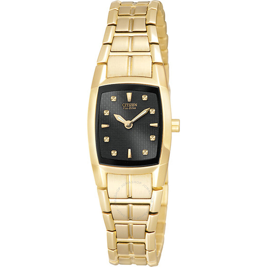 Citizen Silhouette Ladies Eco-Drive Gold-tone Watch EW9702-51E - The Watches Men & Co