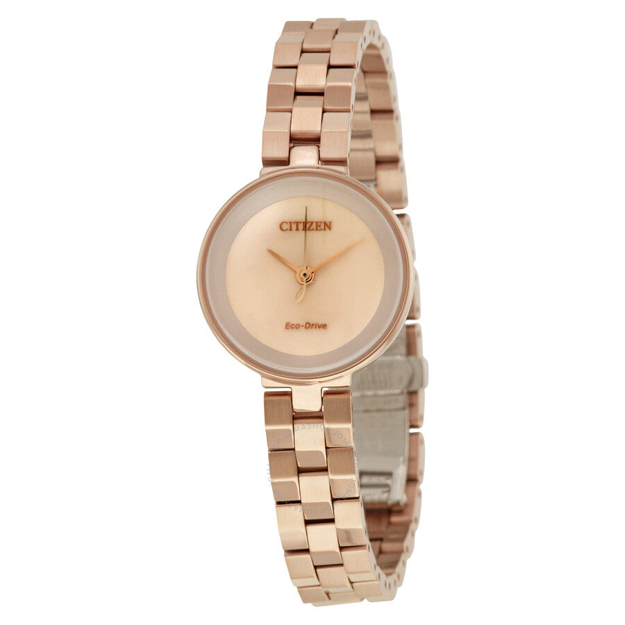 Citizen Silhouette Pink Dial Ladies Watch EW5503-83X - The Watches Men & Co