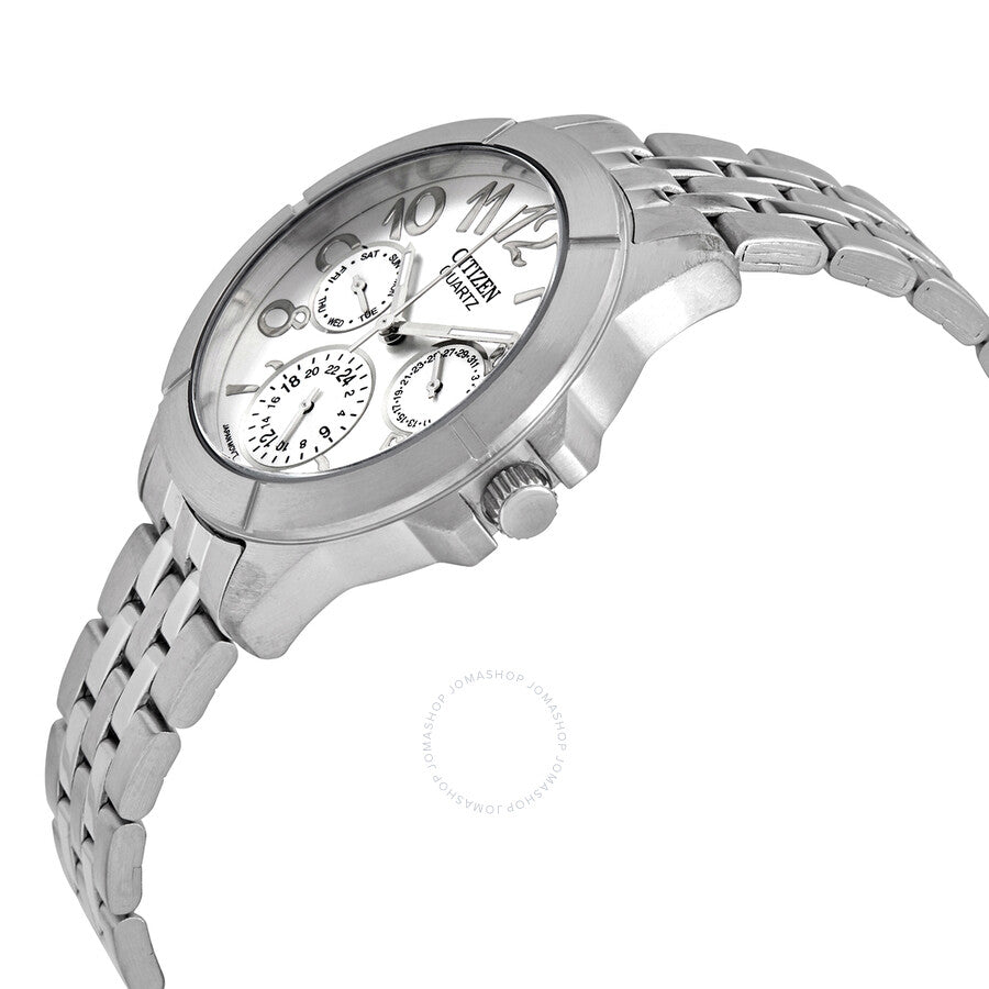 Citizen Silver Dial Multi-Function Silver Dial Ladies Watch ED8100-51A