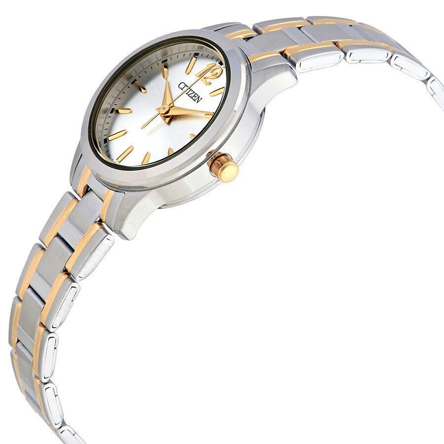 Citizen Silver Dial Two-tone Ladies Watch EL3034-58A