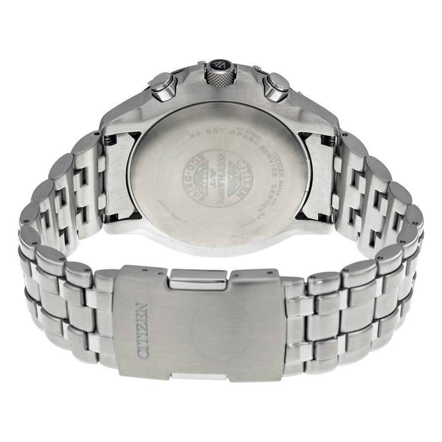 Citizen Skyhawk A-T Stainless Steel Chronograph Atomic Men's Watch JY0000-53E
