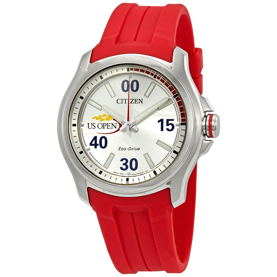 Citizen Sport US Open Reloj para hombre con esfera plateada AW2011-08A