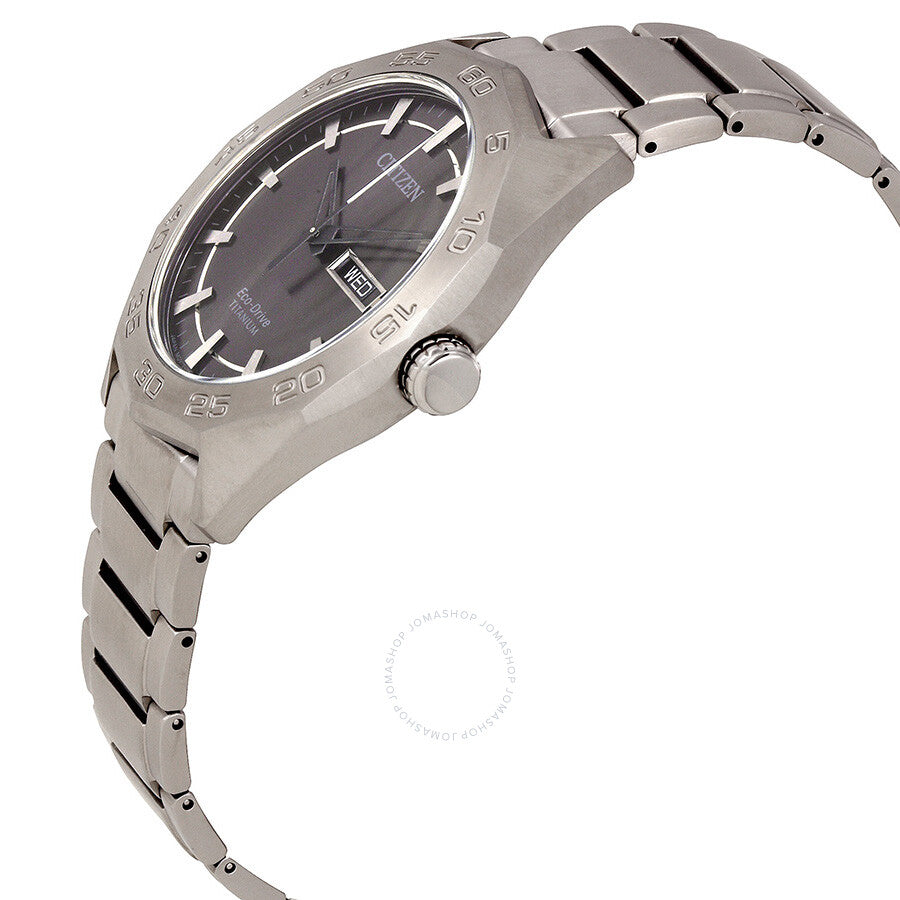 Citizen Super Titanium Eco-Drive Grey Dial Men's Watch AW0060-54H