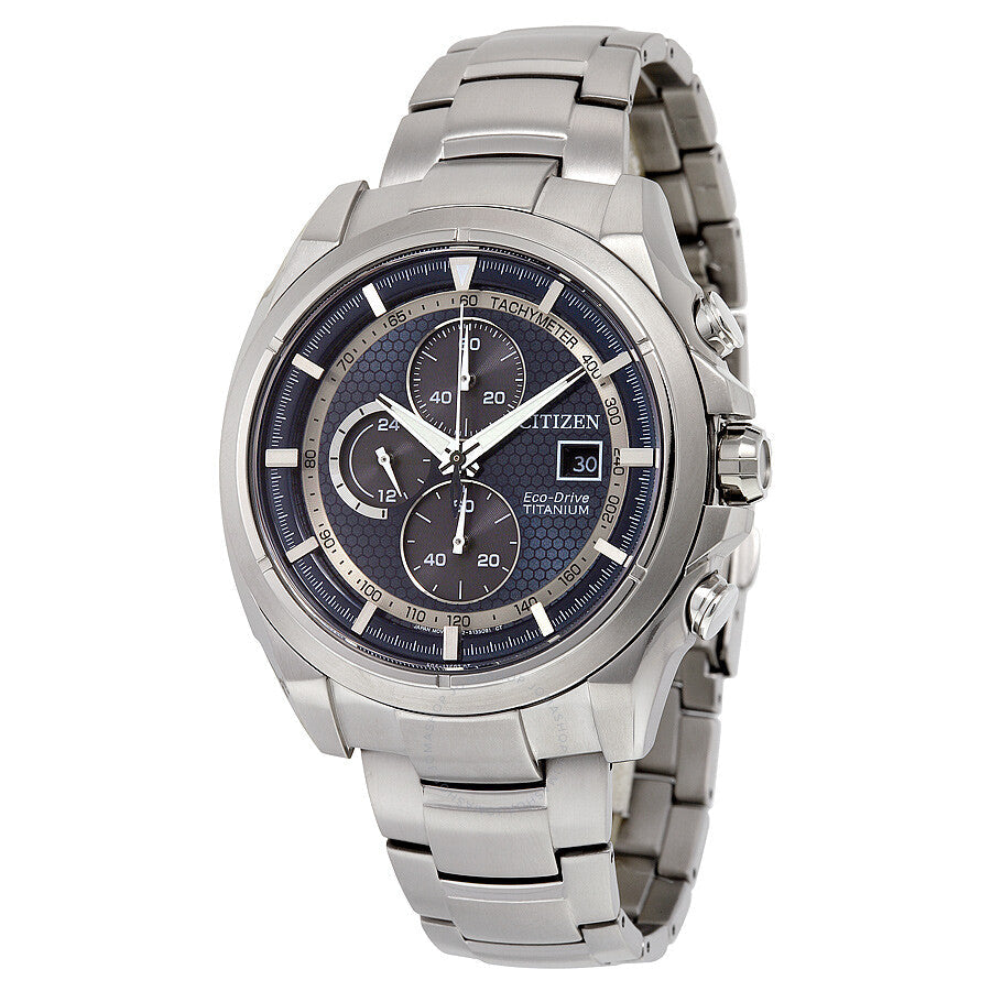 Citizen TI+IP Eco-Drive Blue Dial Men's Watch CA0550-87L