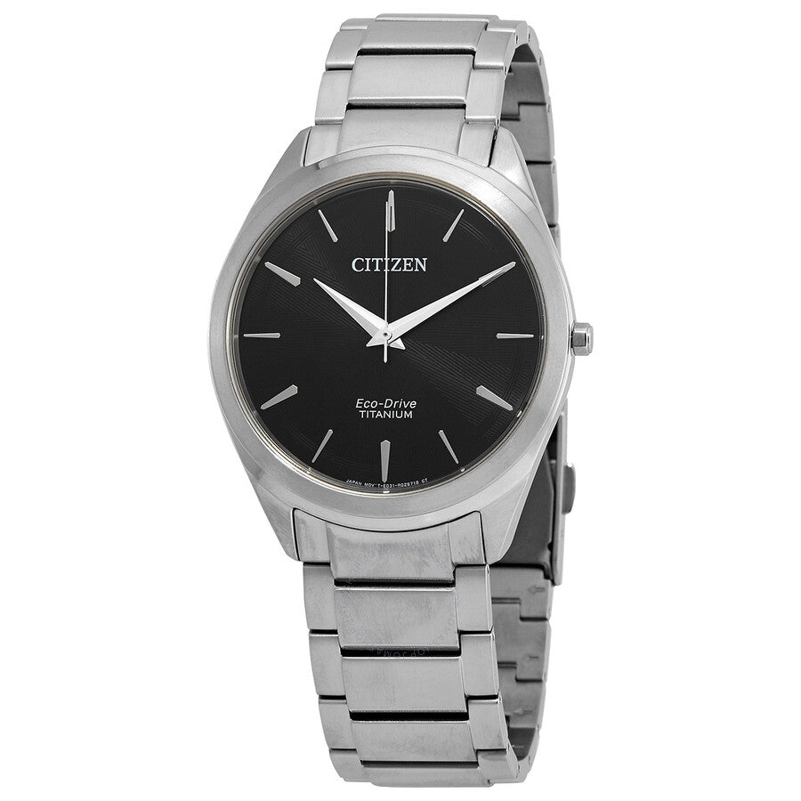 Citizen Titanium Black Dial Titanium Men's Watch BJ6520-82E - The Watches Men & Co