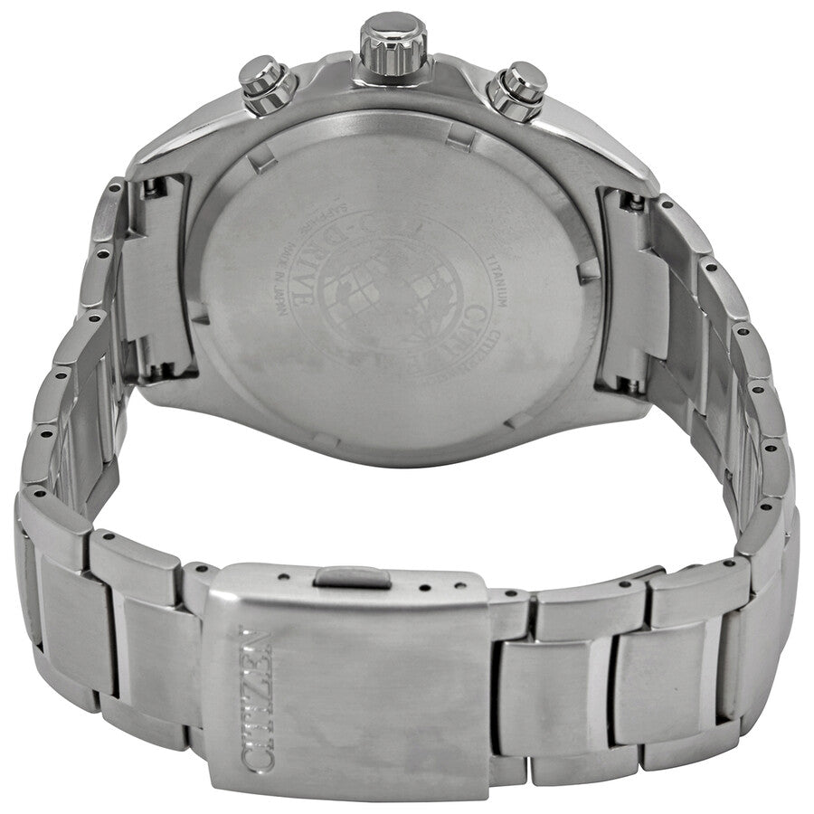 Citizen Titanium Eco-Drive Chronograph Silver Dial Men's Watch CA0190-56B