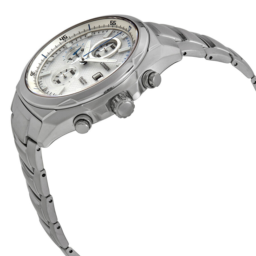 Citizen Titanium Eco-Drive Chronograph Silver Dial Men's Watch CA0190-56B