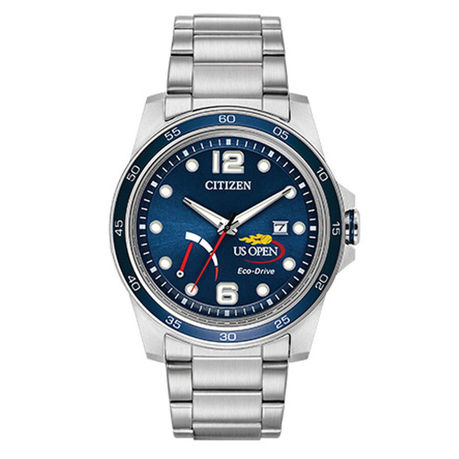 Citizen US Open 25th Aniversario Reloj para hombre con esfera azul AW7036-51L
