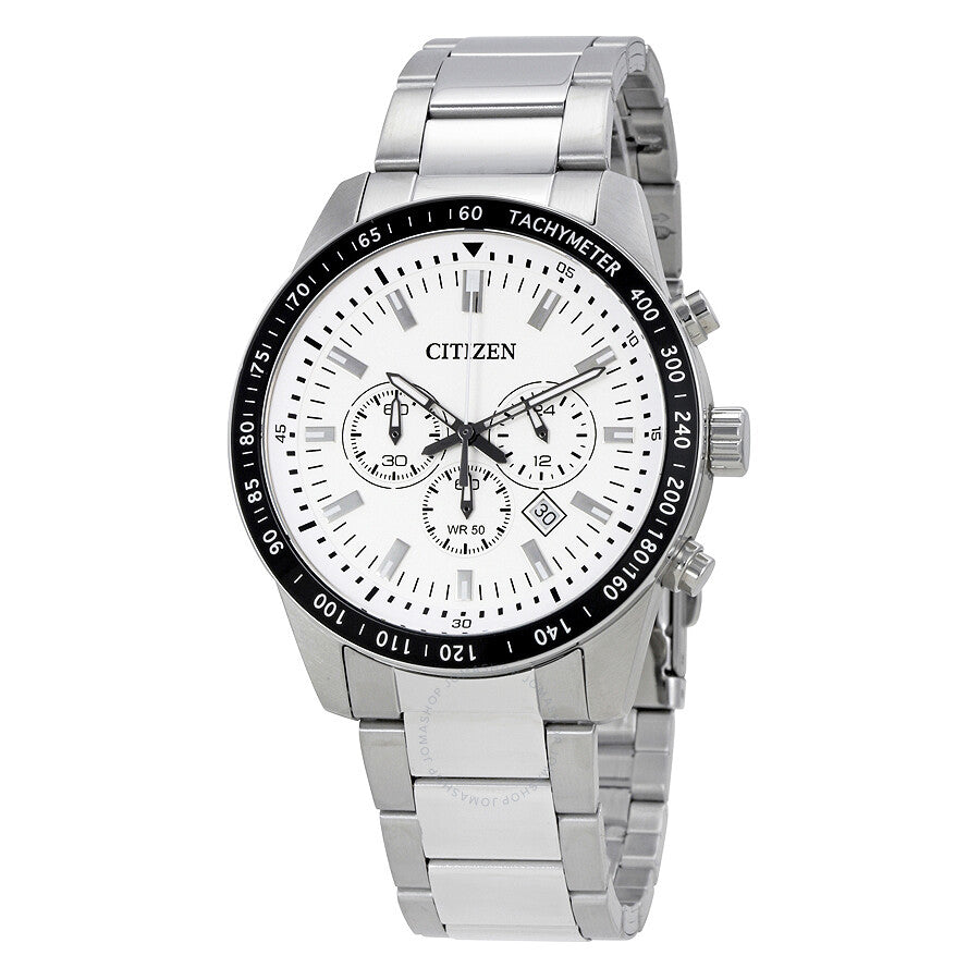 Citizen White Dial Men's Chronograph Watch AN8071-51A