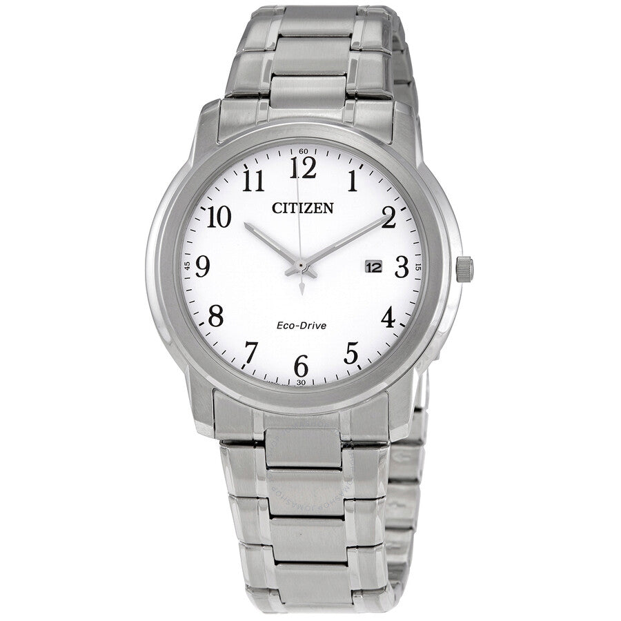 Citizen White Dial Stainless Steel Men's Watch AW1211-80A - The Watches Men & Co