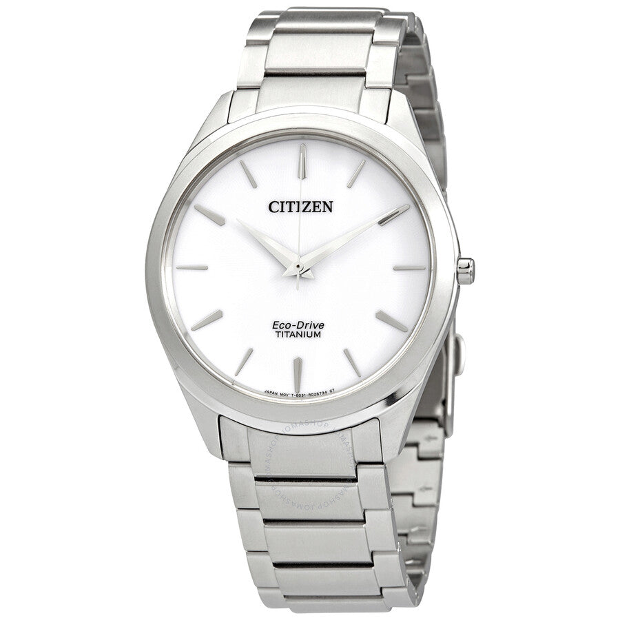 Citizen White Dial Titanium Men's Watch BJ6520-82A - The Watches Men & Co