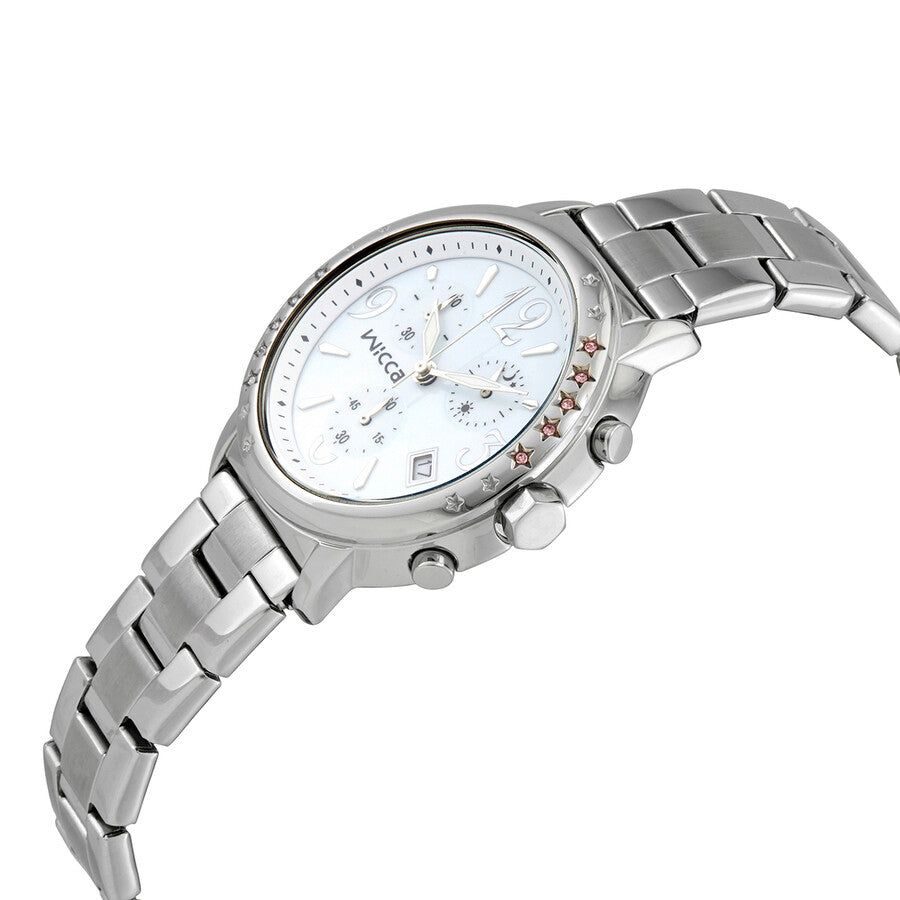Citizen Wicca Quartz White Dial Ladies Watch BM1-113-11