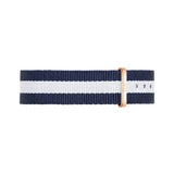 Daniel Wellington Classic Glasgow Gold Watch 18mm Nato Strap