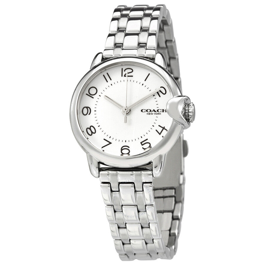 Coach Arden Quartz White Dial Ladies Watch 14503601 - The Watches Men & Co