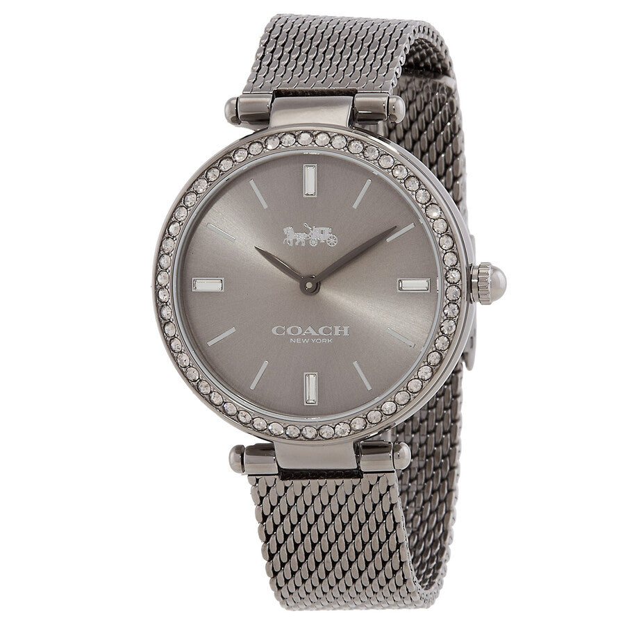 Coach Park Quartz Crystal Grey Dial Ladies Watch 14504099 - The Watches Men & Co