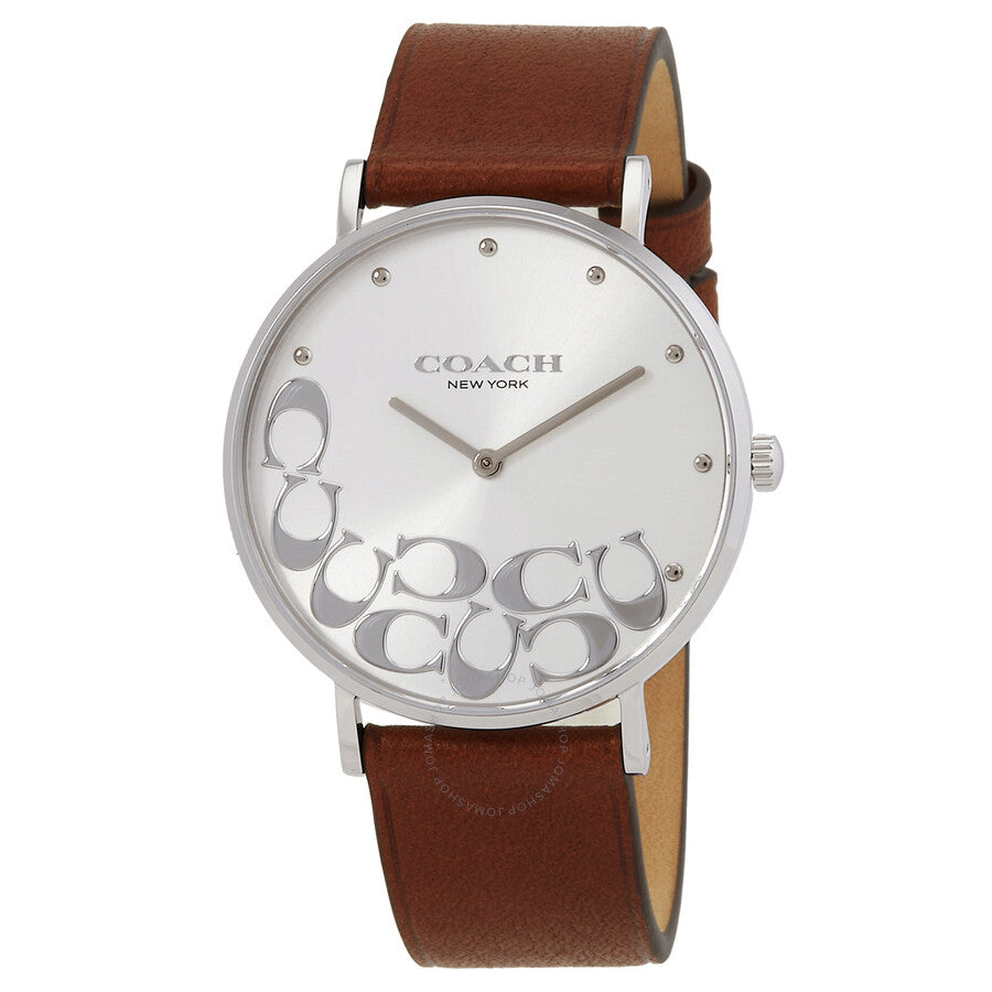 Coach Perry Quartz White Dial Watch 14503803 - The Watches Men & Co