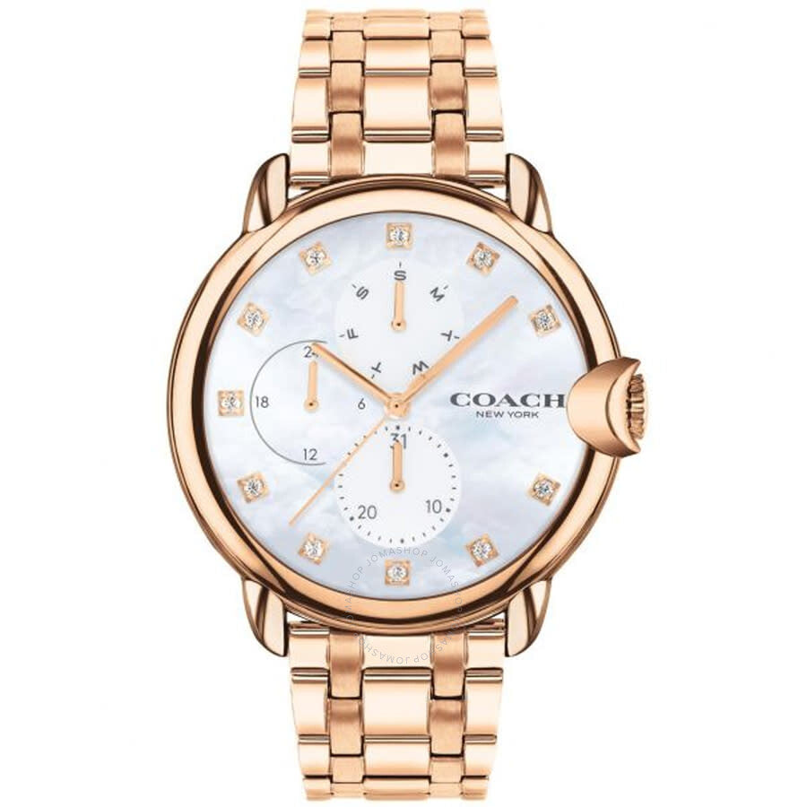 Coach Quartz Crystal Ladies Watch 14503682 - The Watches Men & Co