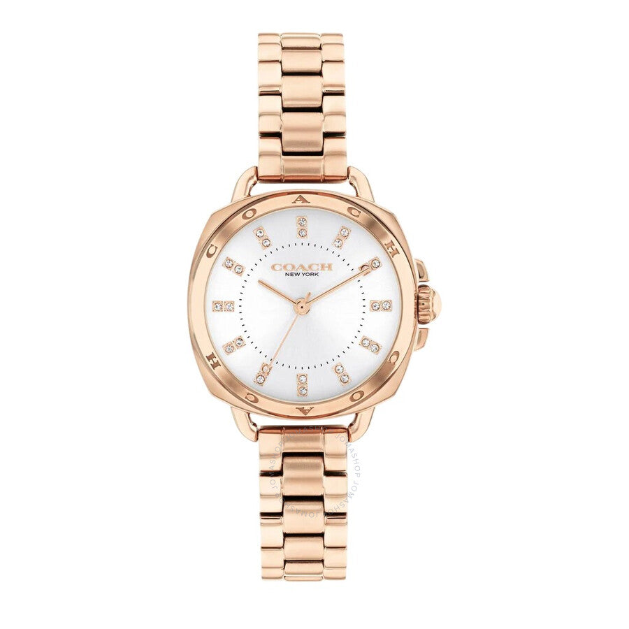 Coach Tatum Quartz Crystal Silver Dial Ladies Watch 14504154 - The Watches Men & Co