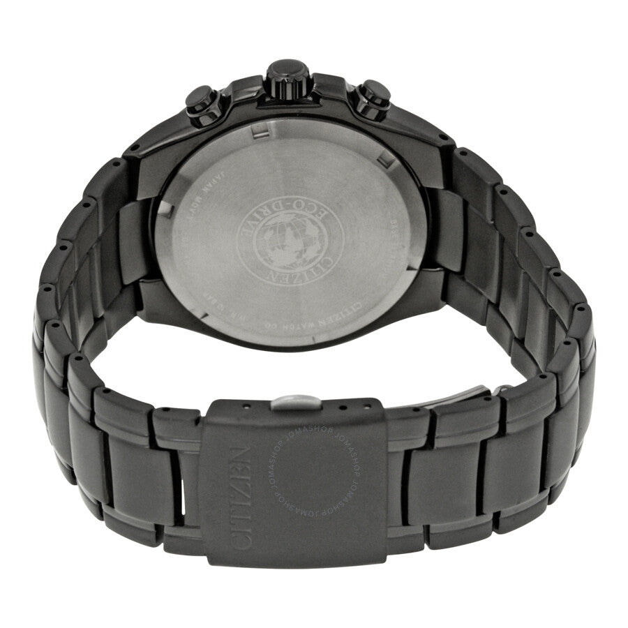 Ctizen Eco Drive Chronograph Black Dial Titanium Men's Watch CA0265-59E