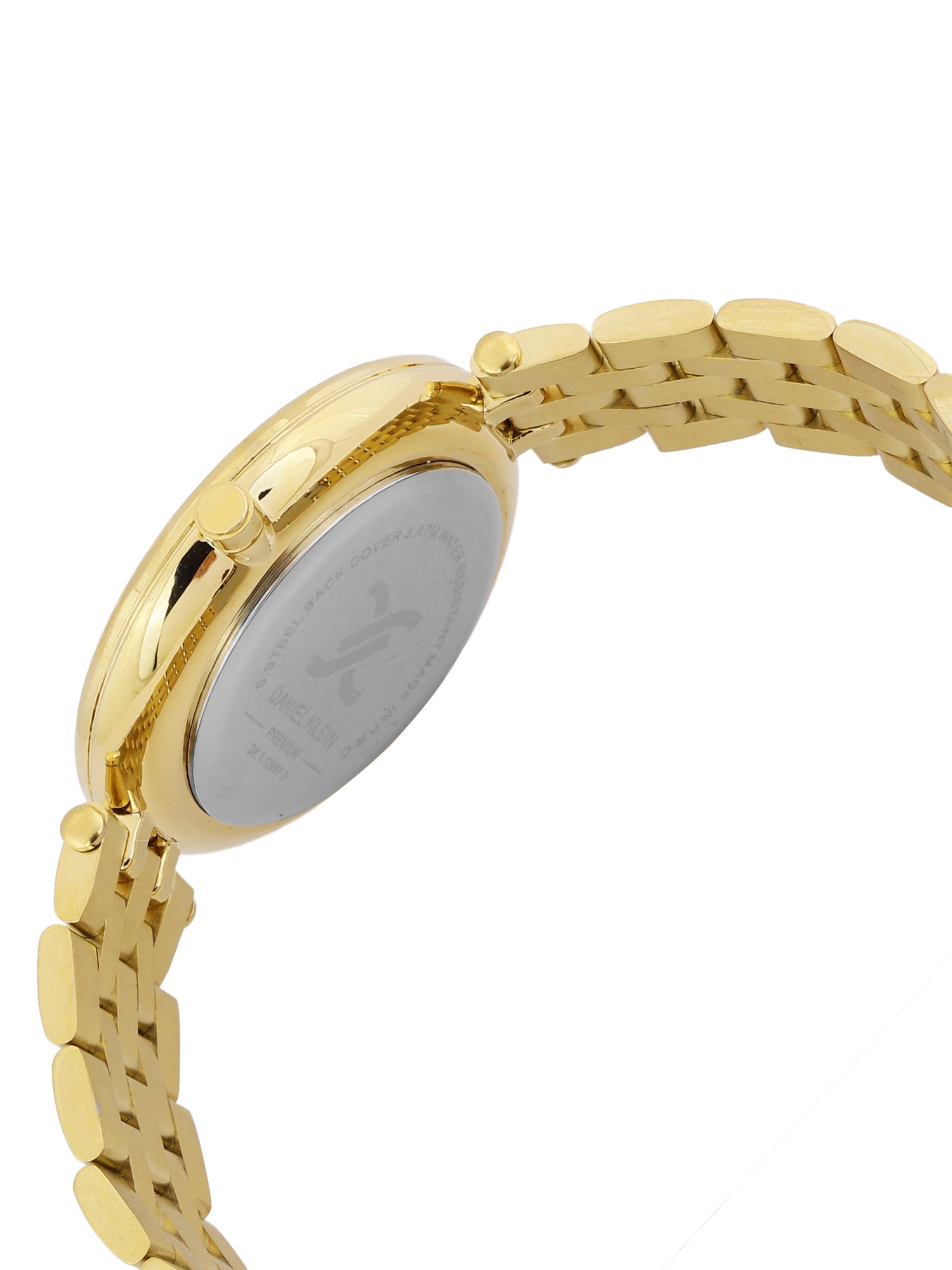 Daniel Klein Classic White Dial Gold Women's Watch - DK.1.12997-3