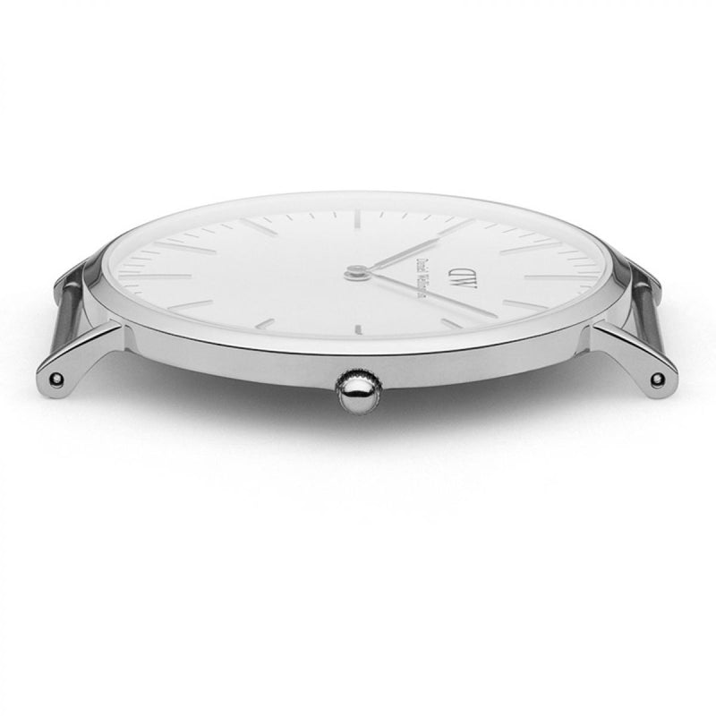 Daniel Wellington Bristol 40mm Men's Silver Watch DW00100023