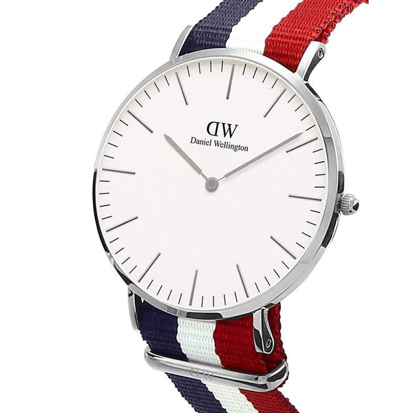 Daniel Wellington Cambridge 40mm Men's Silver Watch DW00100017