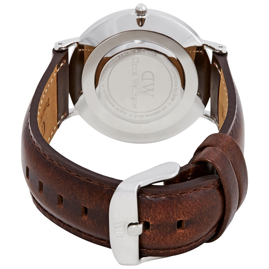 Daniel Wellington Classic Bristol 36mm Women's Silver Watch DW00100056