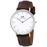 Daniel Wellington Classic Bristol 36mm Women's Silver Watch