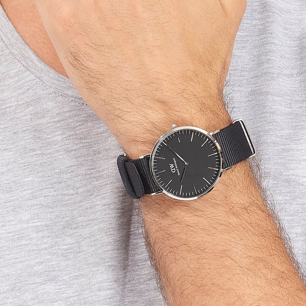 Daniel Wellington Cornwall 40mm Men's Silver Watch DW00100149