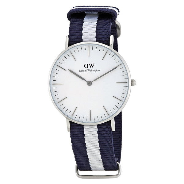 Daniel Wellington Classic Glasgow 36mm Women's Silver Watch DW00100047 - Big Daddy Watches